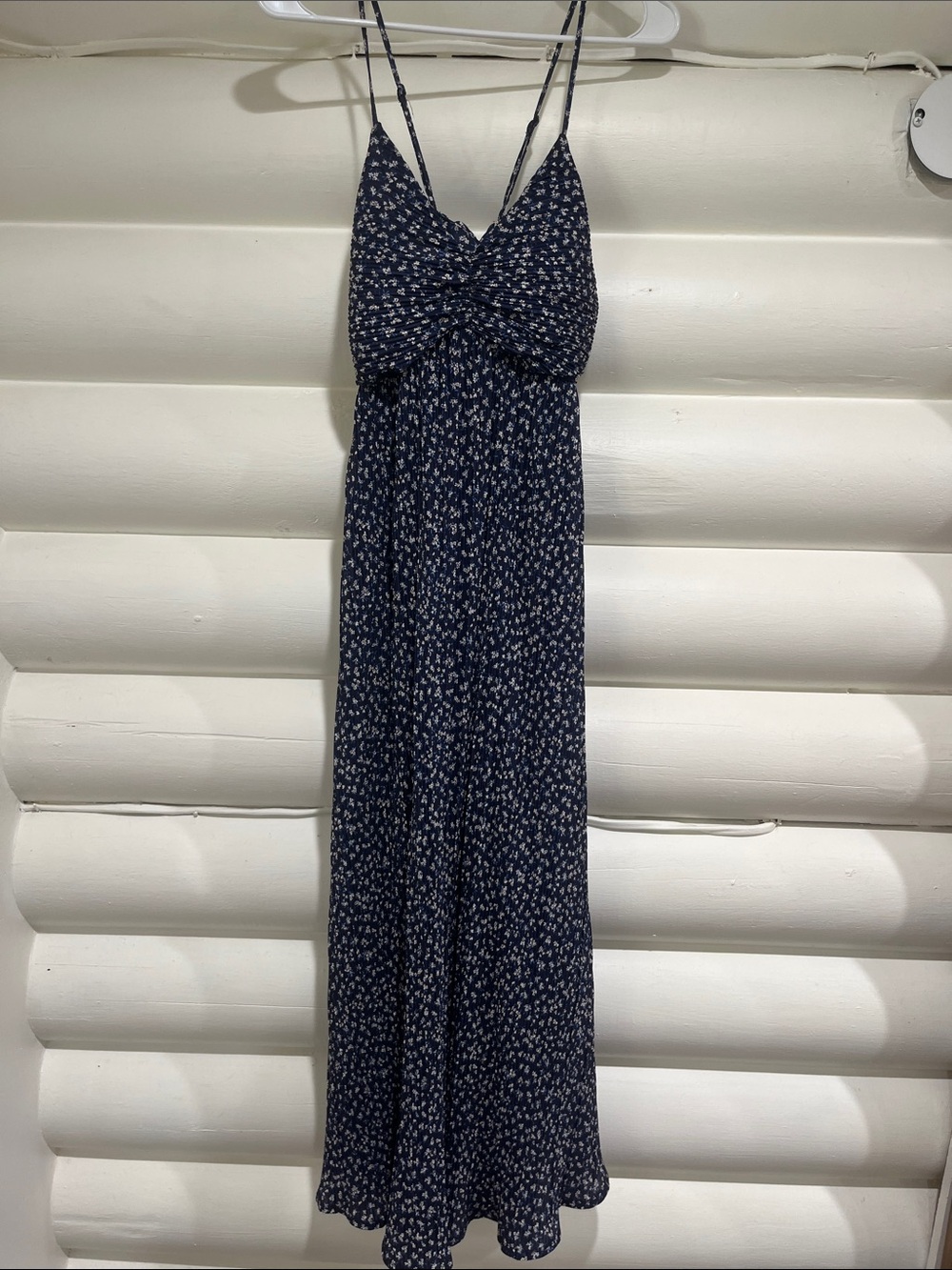 a new day Navy Blue Floral Maxi Dress